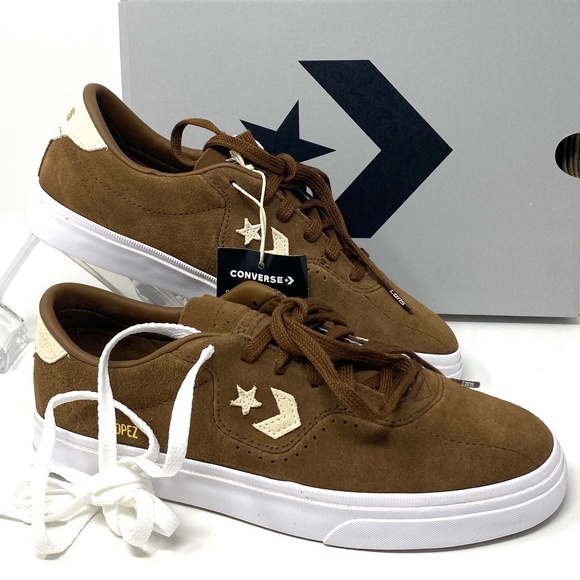 Converse Louie Lopez OX Low Shoe Skate Sneaker Casual Women Suede Brown A04611C - Picture 1 of 11